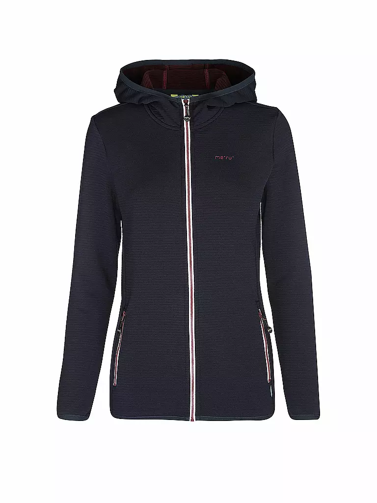 MERU | Damen Fleecejacke Poole Hoodie | dunkelblau