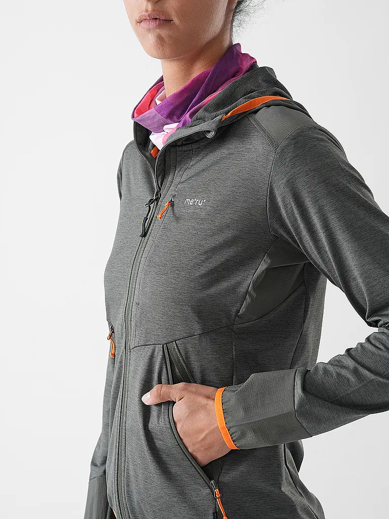 MERU | Damen Fleecejacke Silkeborg Stretch Hoodie | 
