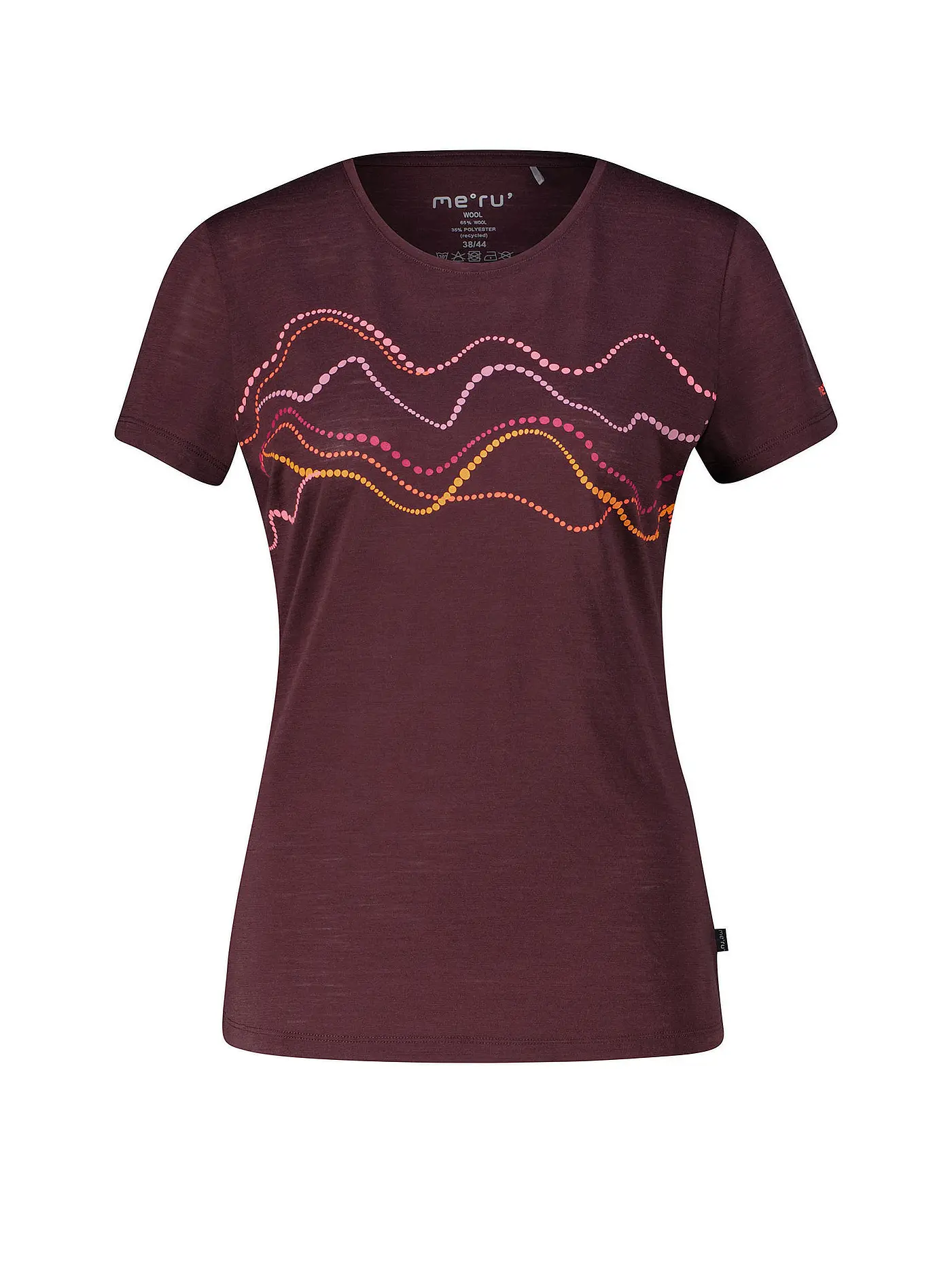 MERU | Damen Funktionsshirt Trelleborg Woolmix | braun