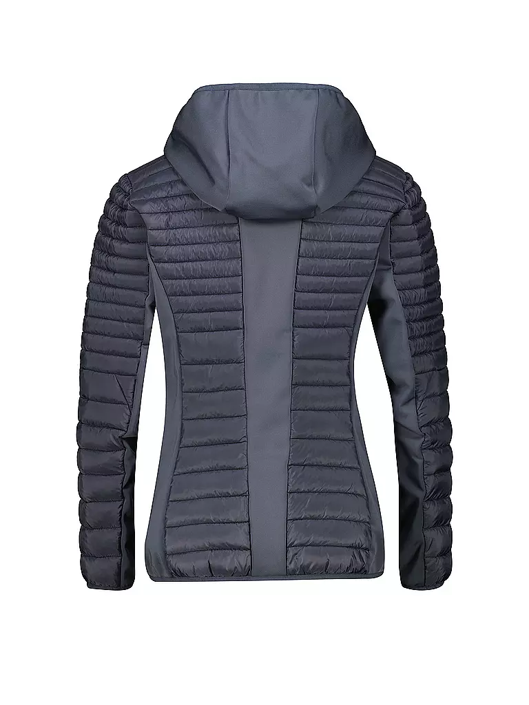 MERU | Damen Hybridjacke Aberdeen Hoodie | grau