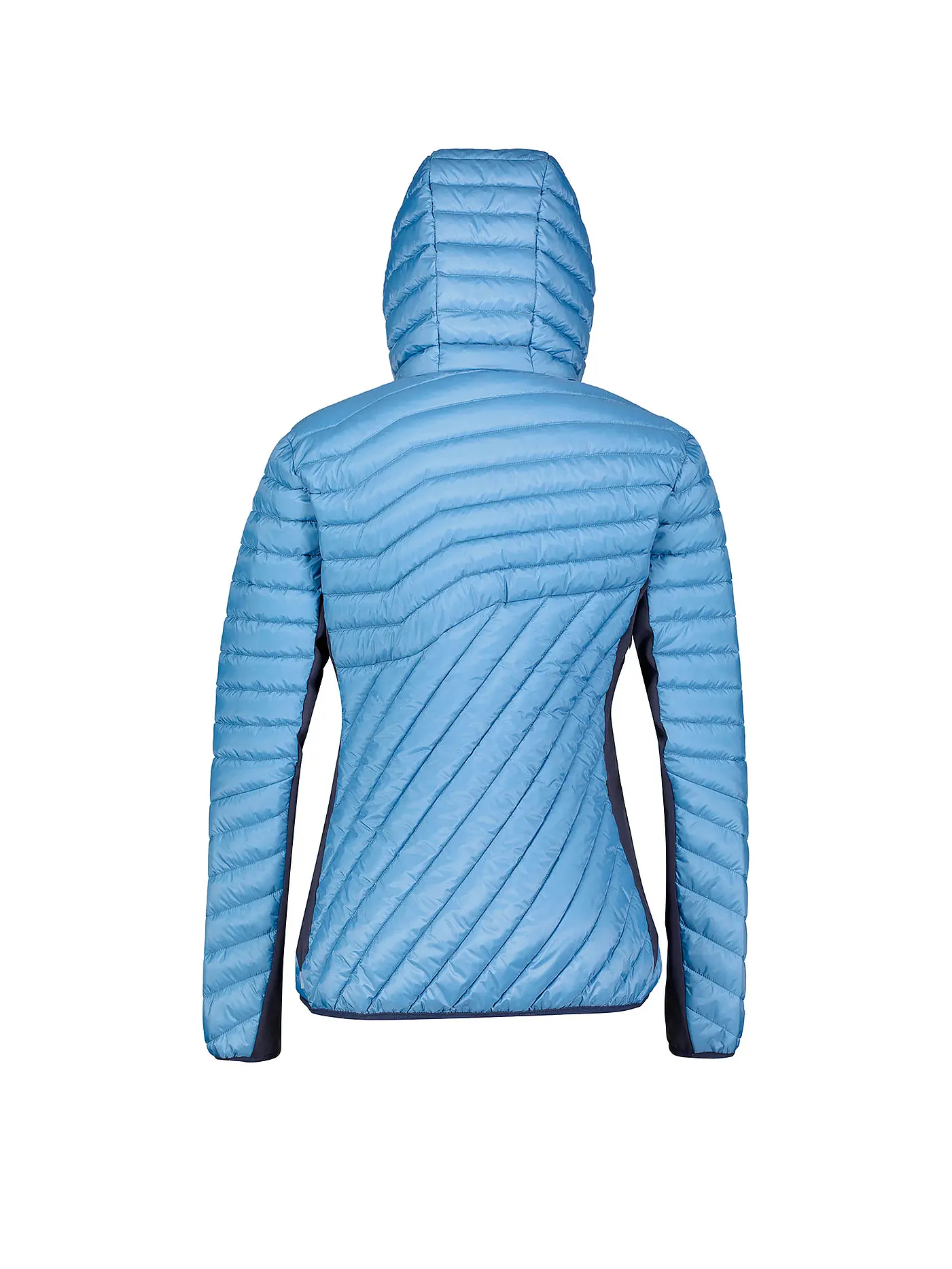 MERU | Damen Hybridjacke Halifaxd Hoodie | hellblau