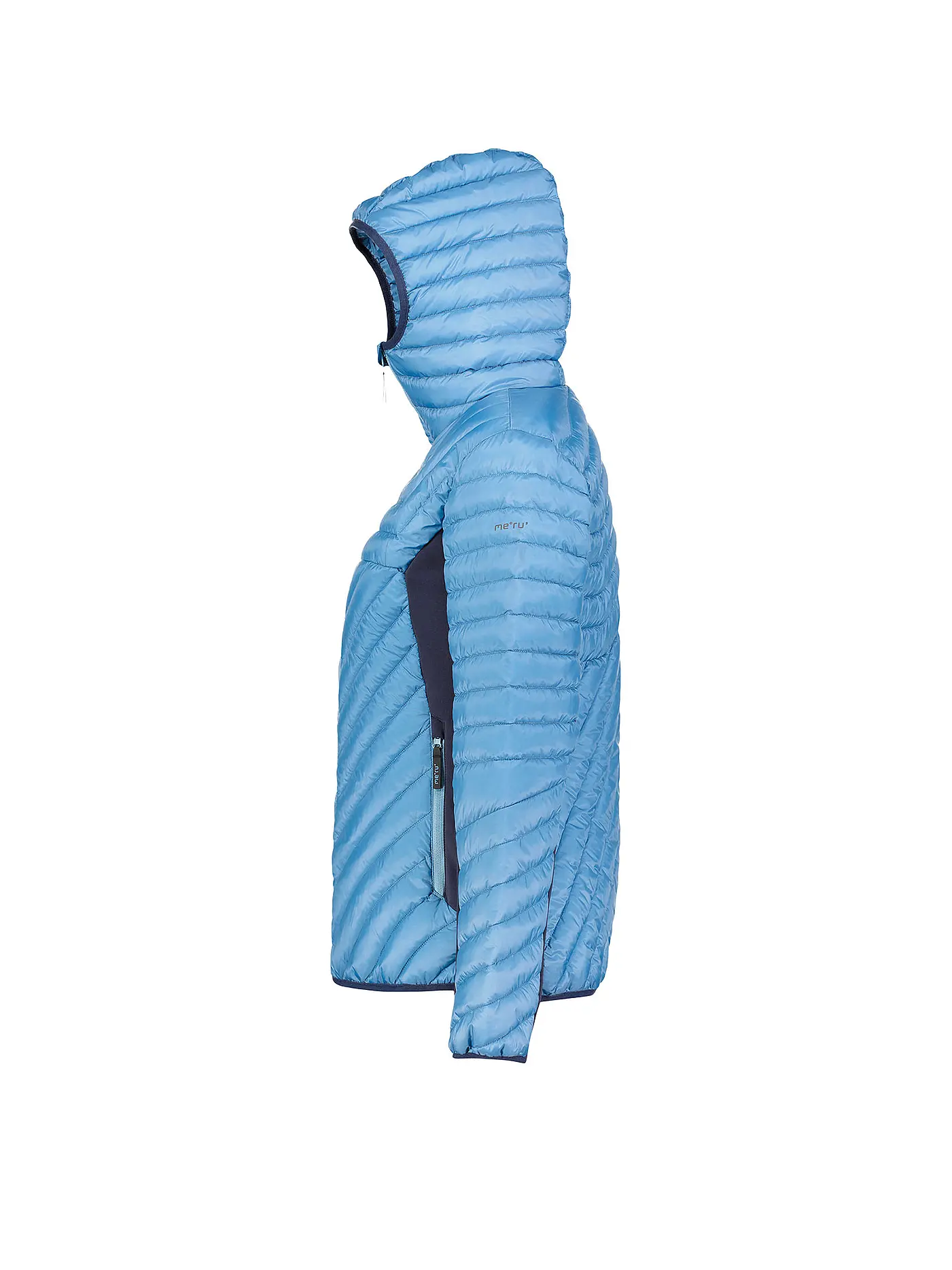 MERU | Damen Hybridjacke Halifaxd Hoodie | hellblau