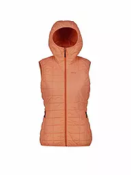 MERU | Damen Isoweste Naknek Hoodie | koralle