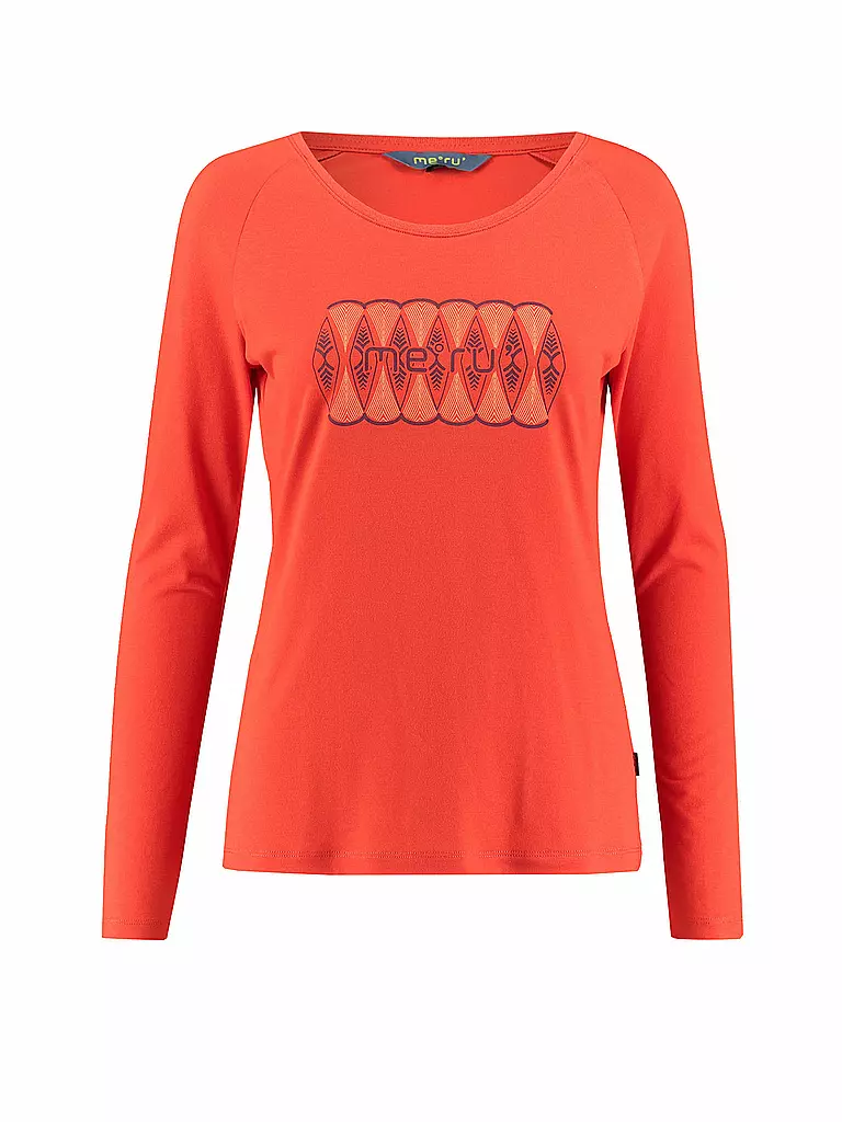 MERU | Damen Langarmshirt Katrineholm | orange