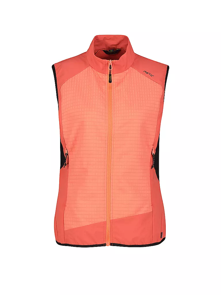 MERU | Damen Softshell Weste Geelong | koralle