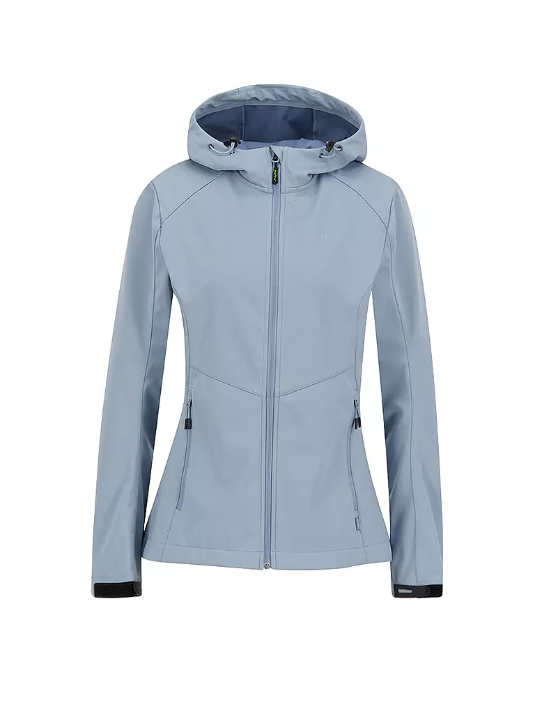 MERU | Damen Softshelljacke Meaux Hoodie | grau