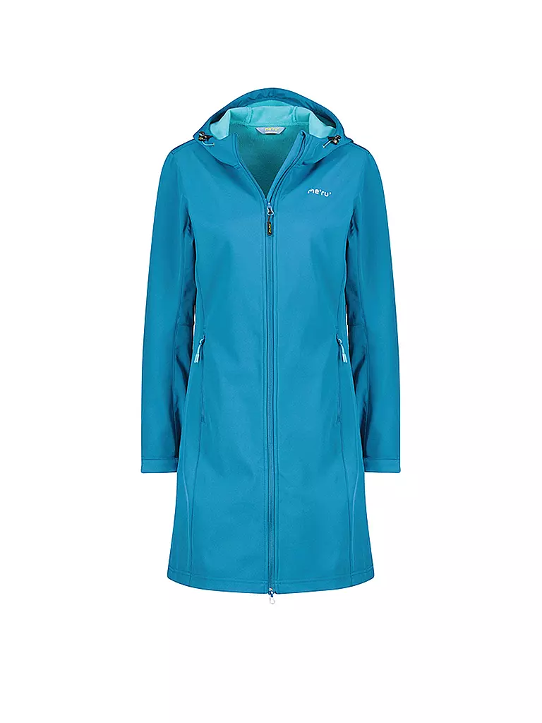 MERU | Damen Softshellmantel Brest | blau