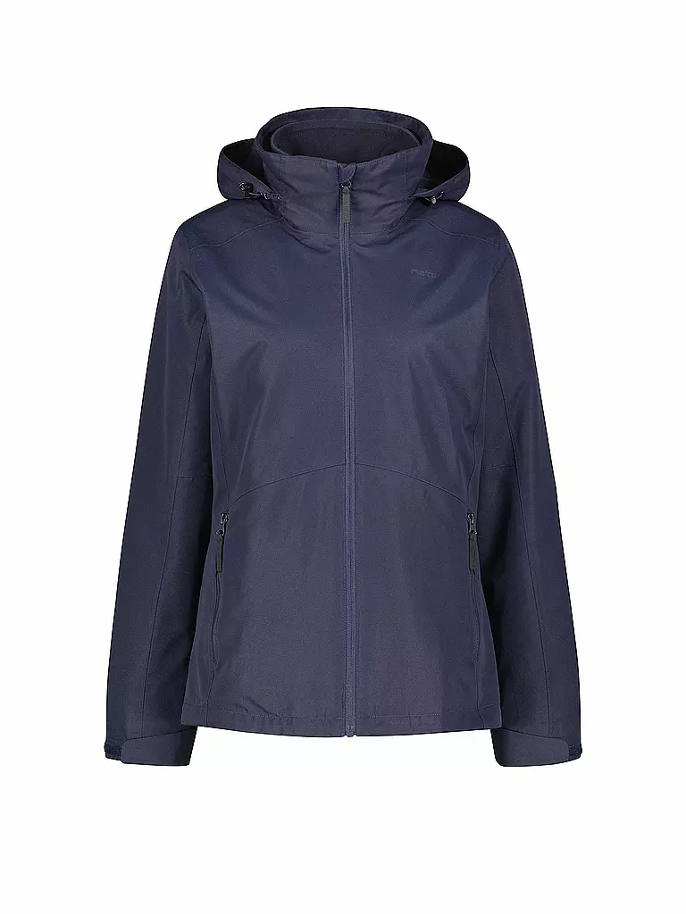 MERU | Damen Wanderjacke Bedfird 2in1 Hoodie | dunkelblau