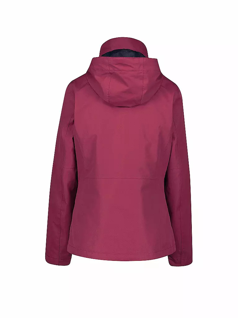 MERU | Damen Wanderjacke Bedfird 2in1 Hoodie | beere