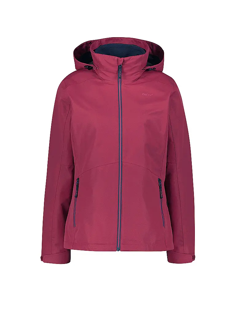 MERU | Damen Wanderjacke Bedford 2in1 Hoodie | beere