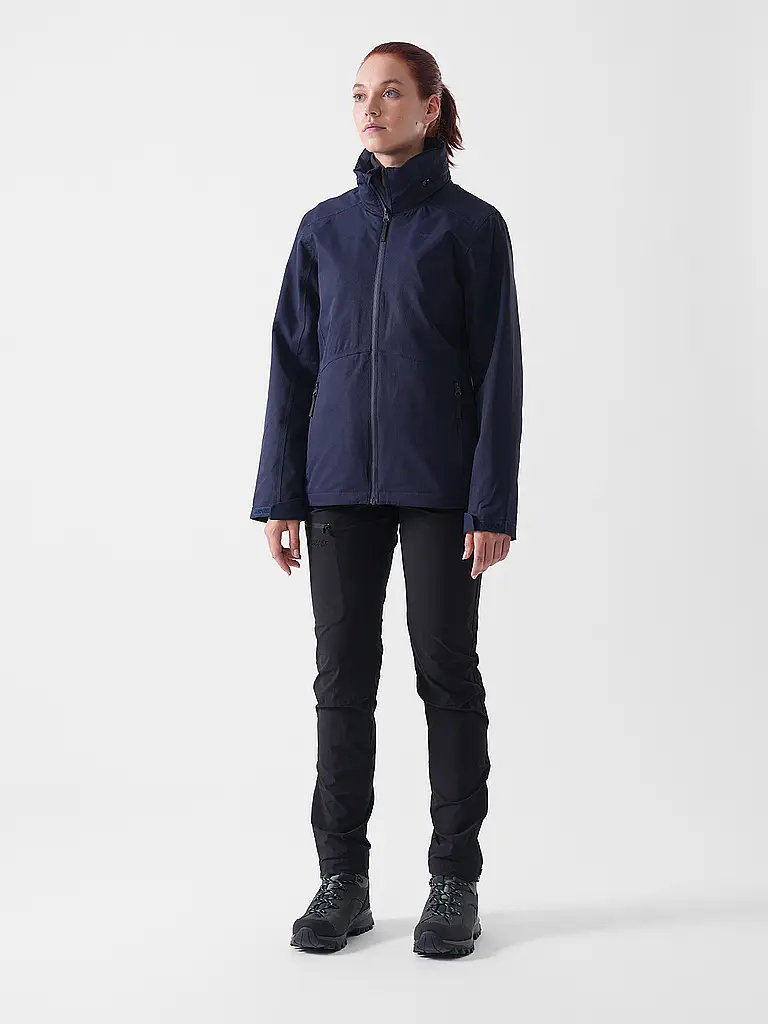 MERU | Damen Wanderjacke Bedford 2in1 Hoodie | dunkelblau