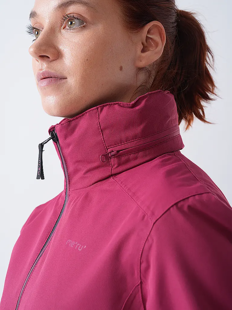 MERU | Damen Wanderjacke Bedford 2in1 Hoodie | beere