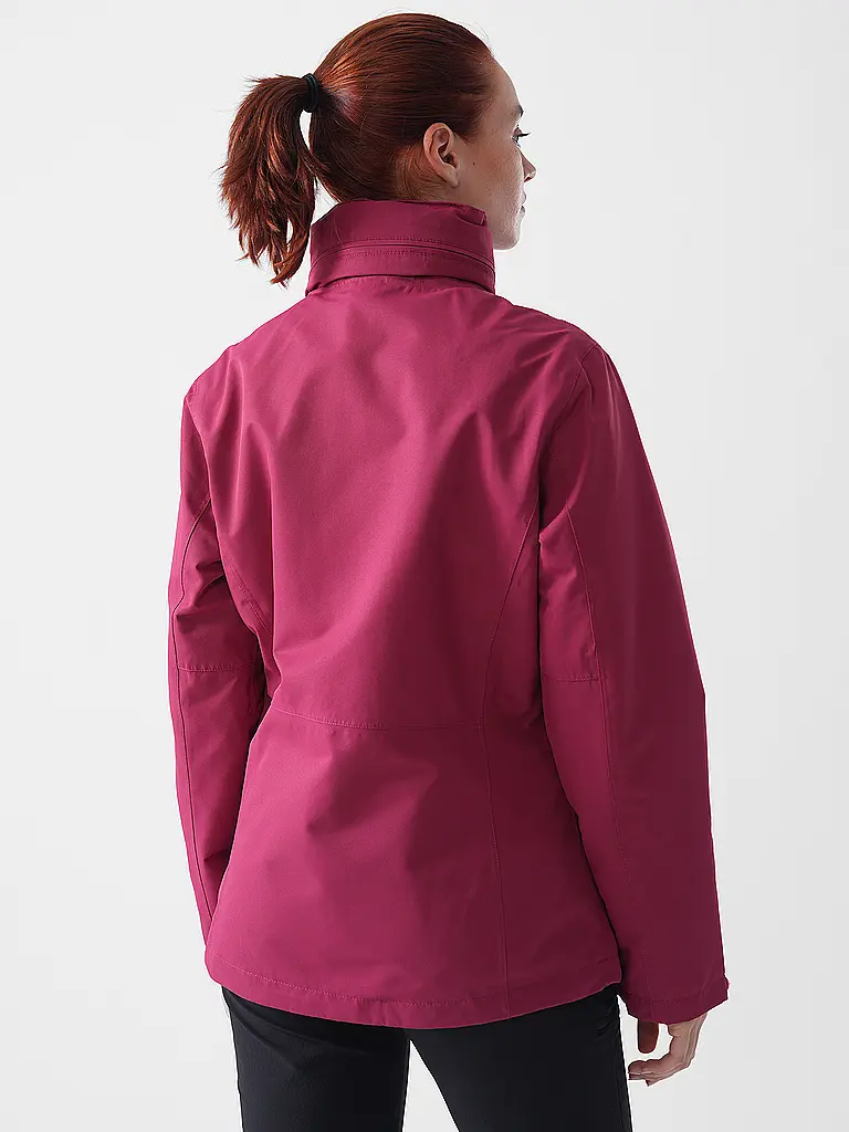 MERU | Damen Wanderjacke Bedford 2in1 Hoodie | beere
