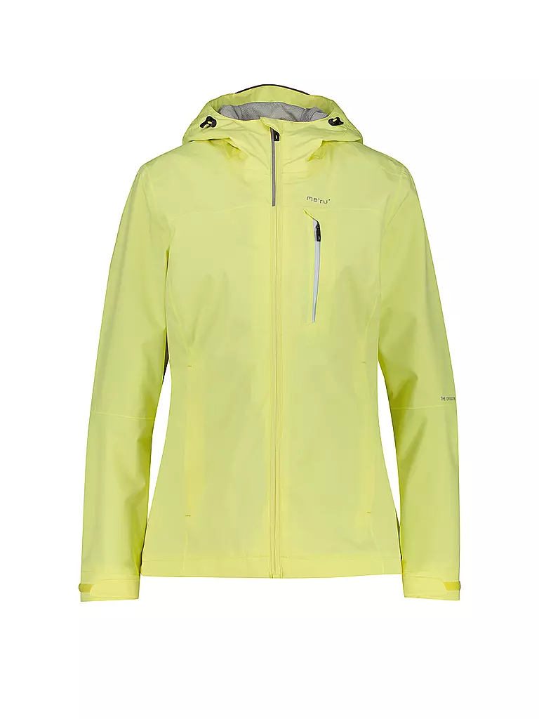 MERU | Damen Wanderjacke Lillehammer 2L Hoodie | gelb