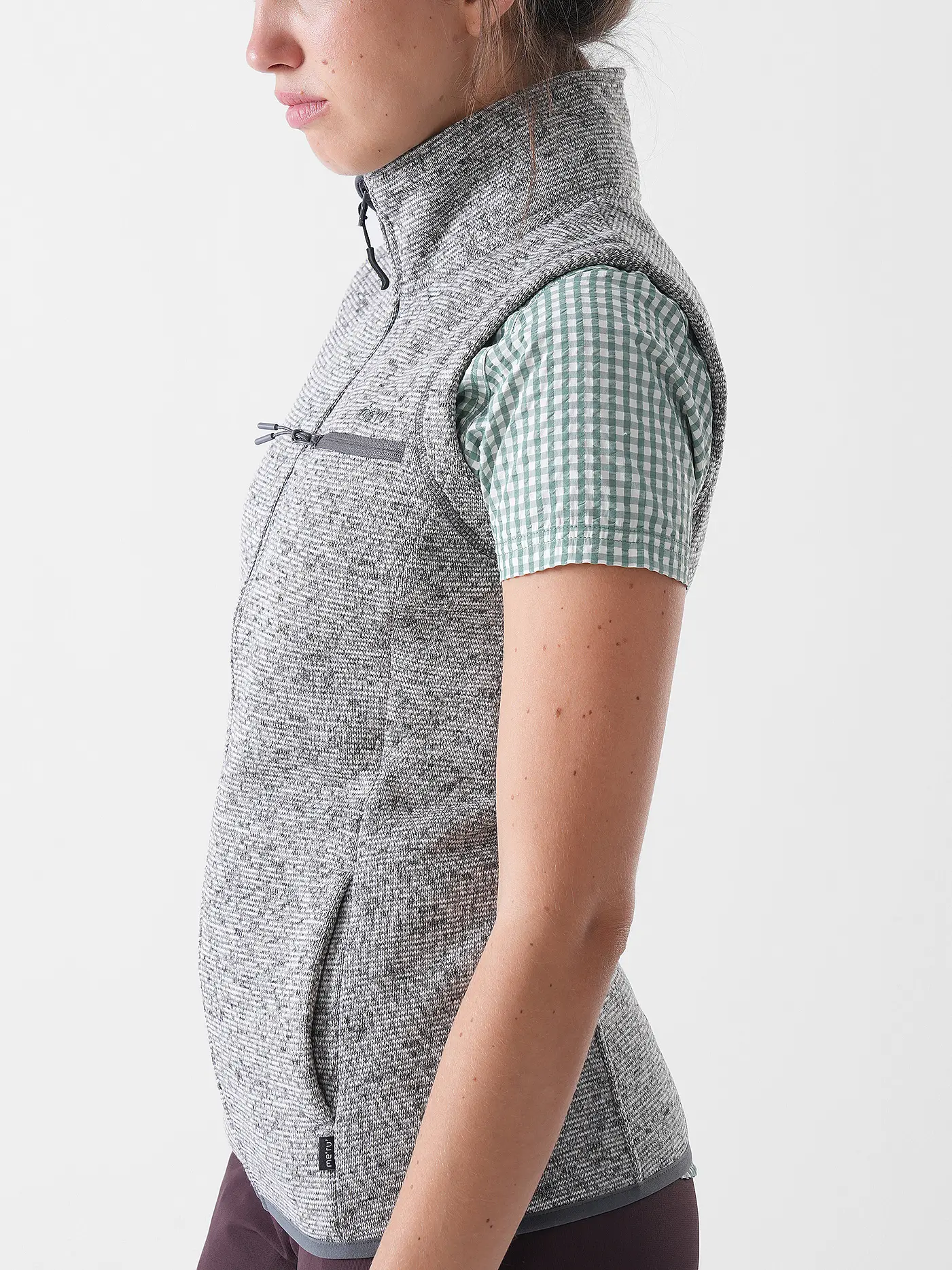 MERU | Damen Weste Bergen | hellgrau