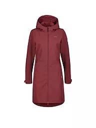 MERU | Damen Winter Softshellmantel Touloluse Hoodie | dunkelrot