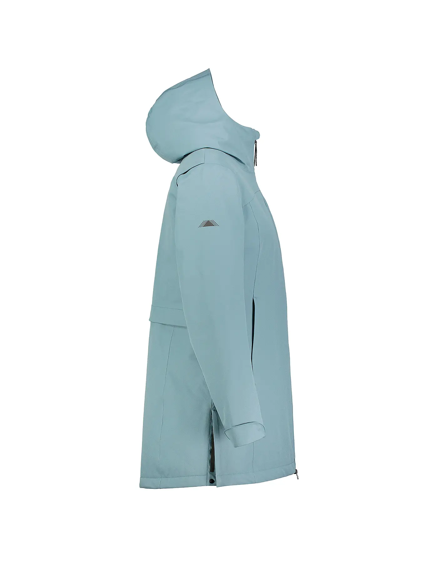 MERU | Damen Wintermantel Nora Hoodie | hellgrau