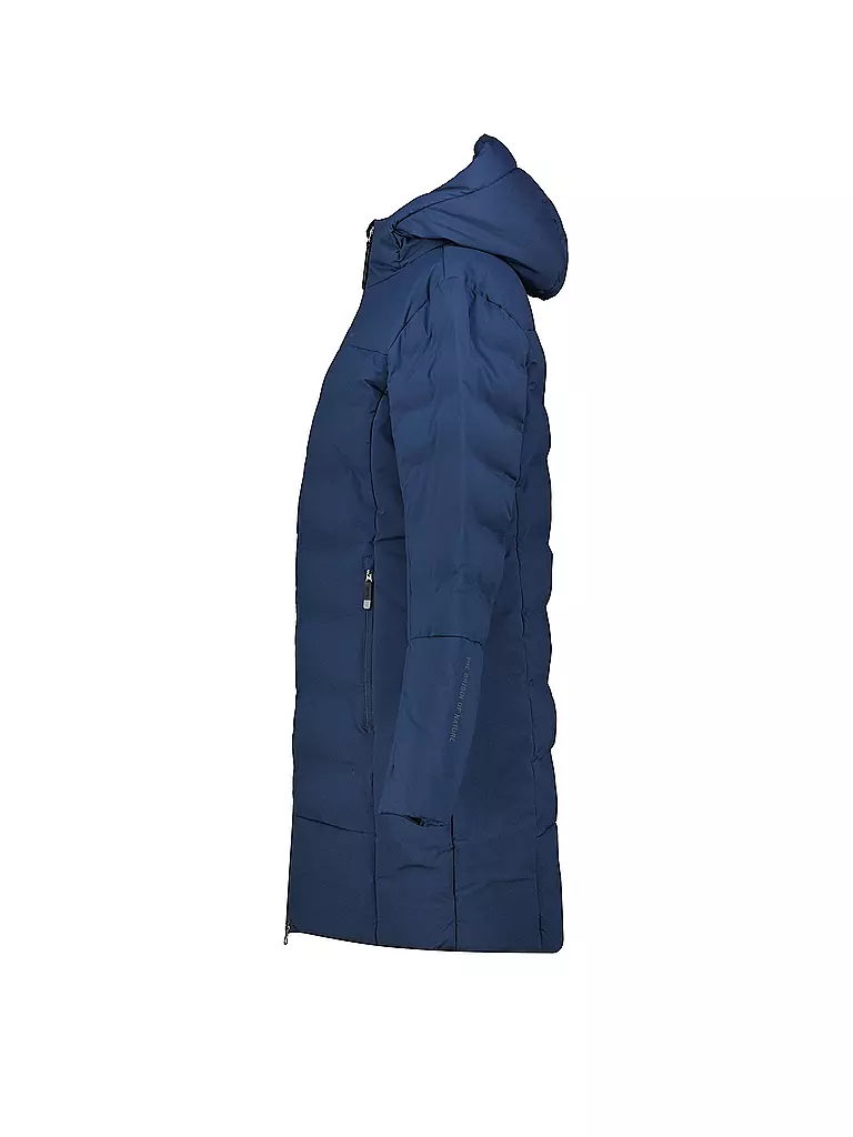 MERU | Damen Wintermantel Uddevalla Hoodie | dunkelblau