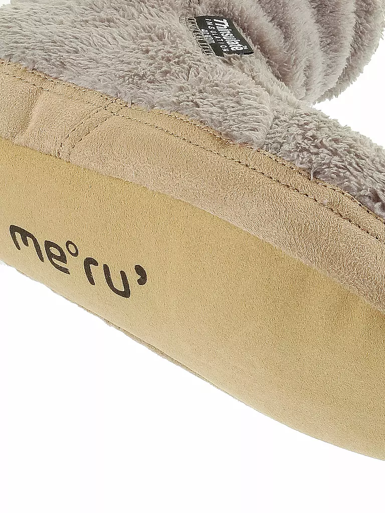 MERU | Hüttenschuh Slipper Fleece Bever | 