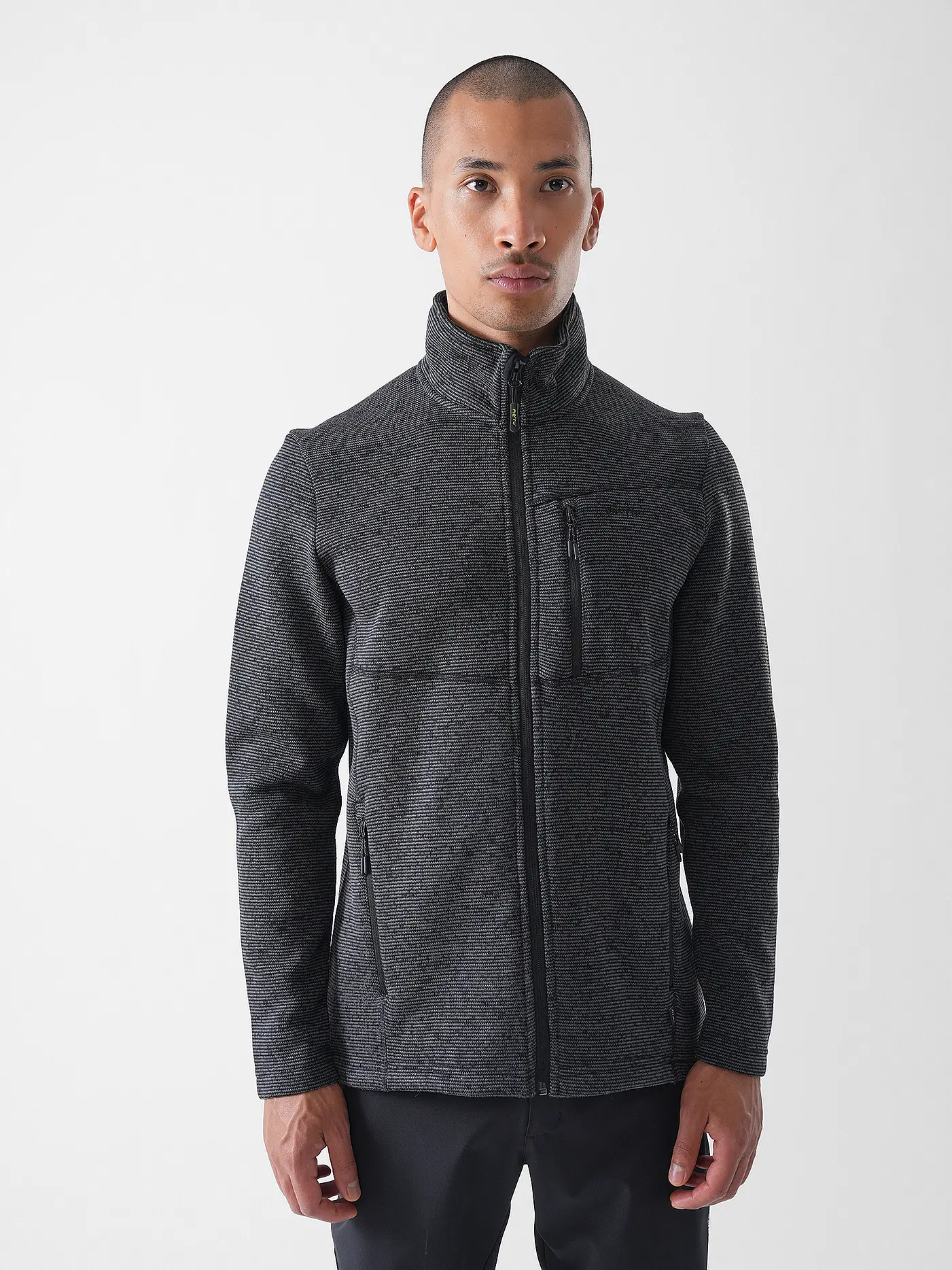 MERU | Herren Fleecejacke Bergen | schwarz