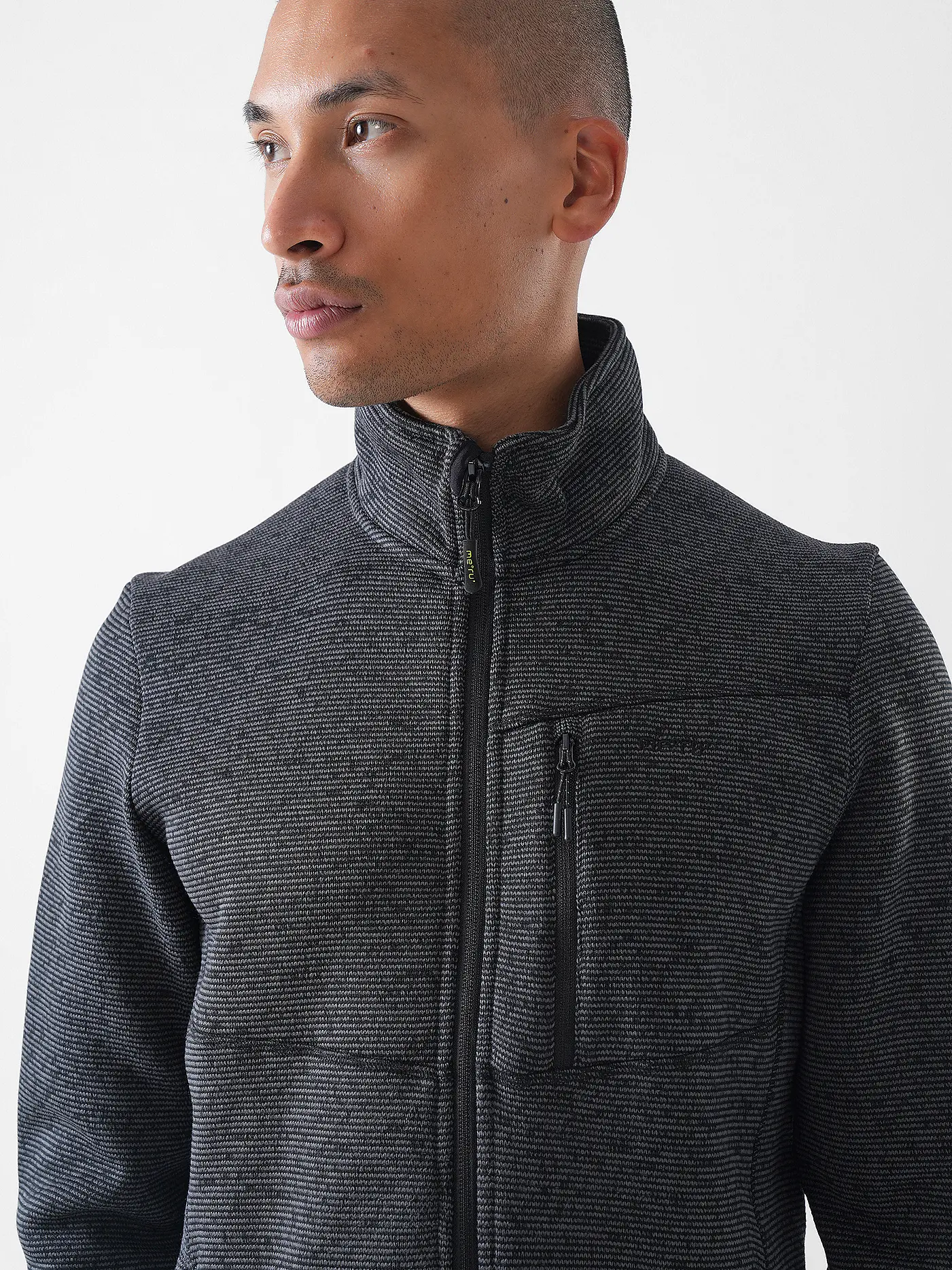 MERU | Herren Fleecejacke Bergen | schwarz