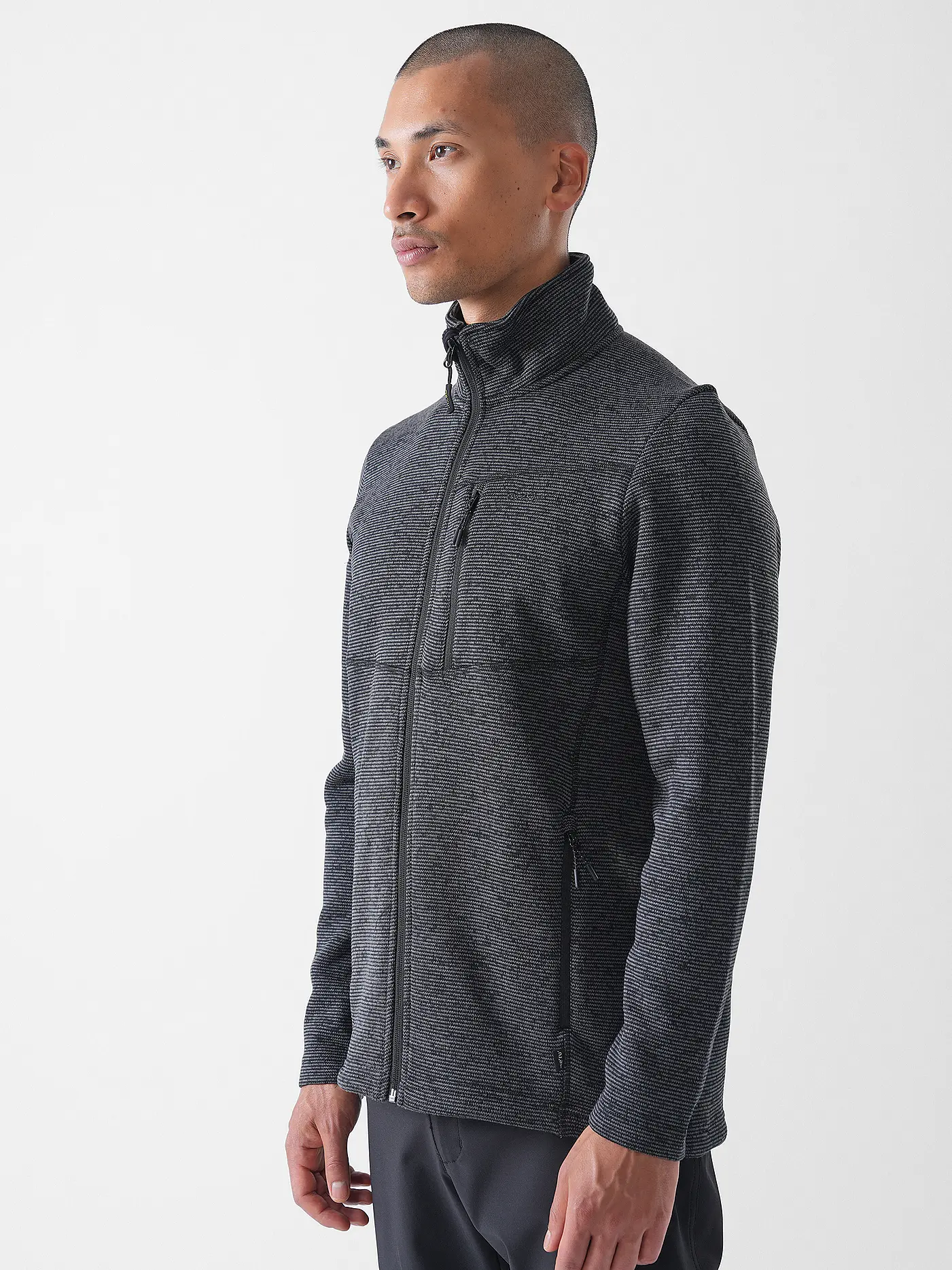 MERU | Herren Fleecejacke Bergen | schwarz