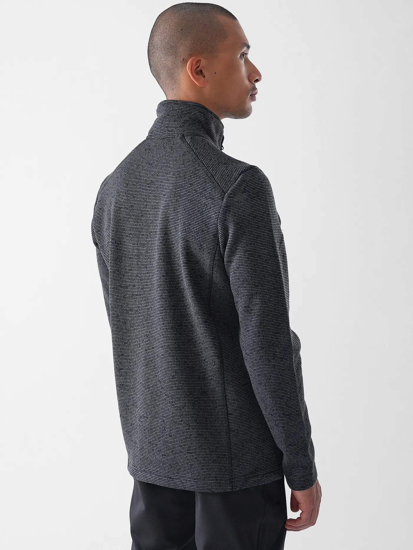 MERU | Herren Fleecejacke Bergen | schwarz