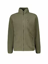 MERU | Herren Fleecejacke Boigny Sherpafleece | Dunkelgrün