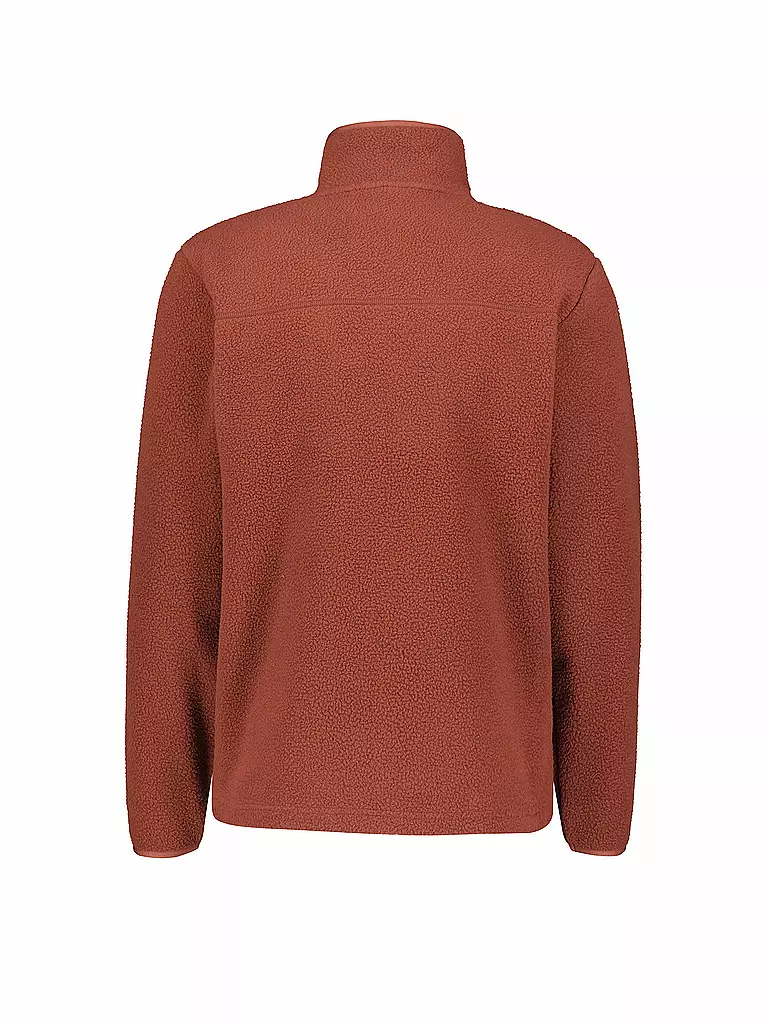 MERU | Herren Fleecejacke Boigny Sherpafleece | kupfer