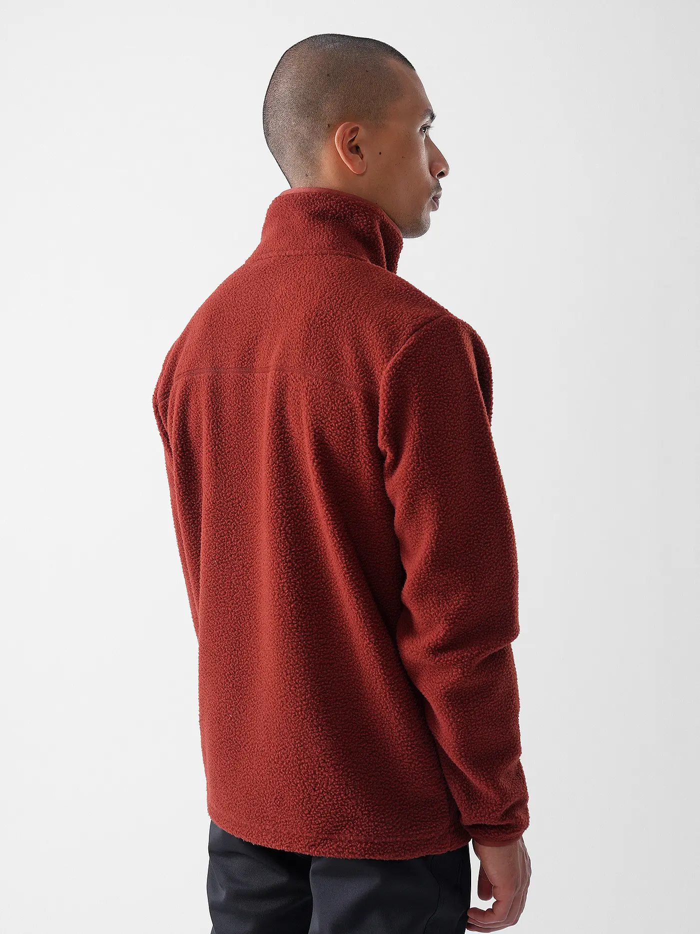 MERU | Herren Fleecejacke Boigny Sherpafleece | kupfer