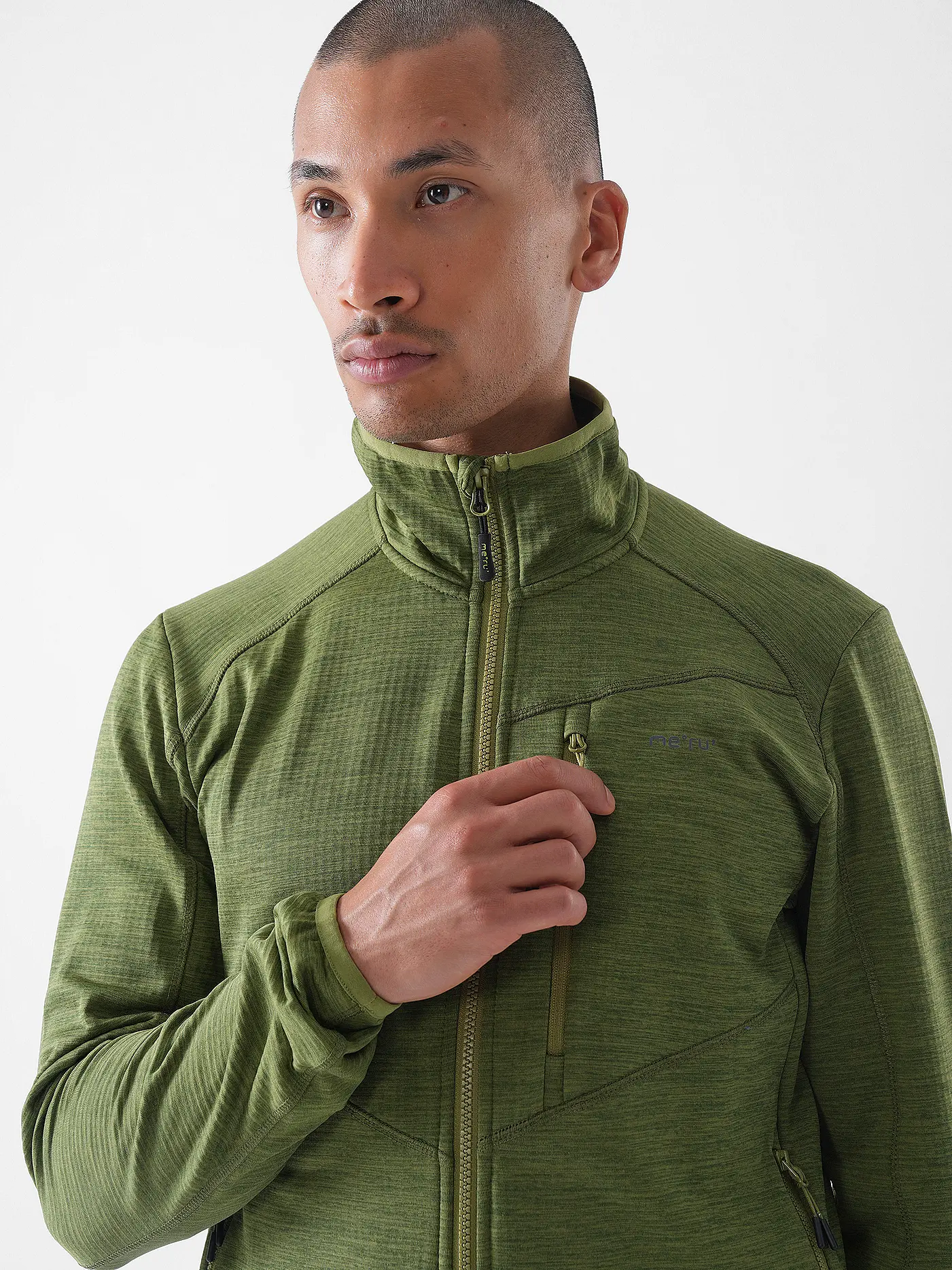 MERU | Herren Fleecejacke Caen | olive