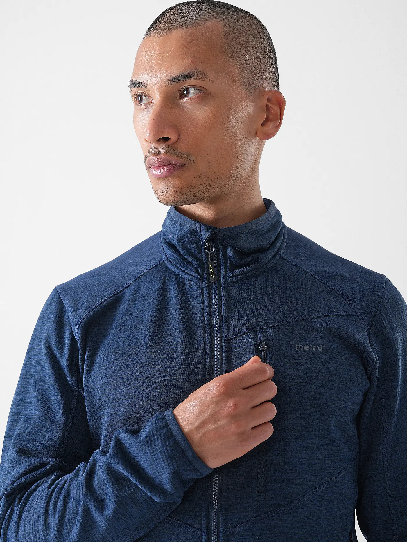 MERU | Herren Fleecejacke Caen | dunkelblau