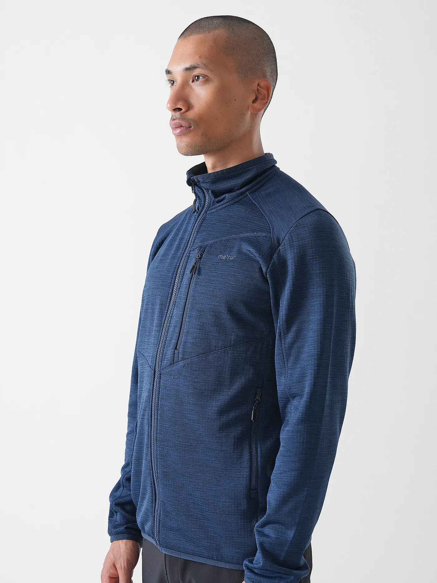 MERU | Herren Fleecejacke Caen | dunkelblau