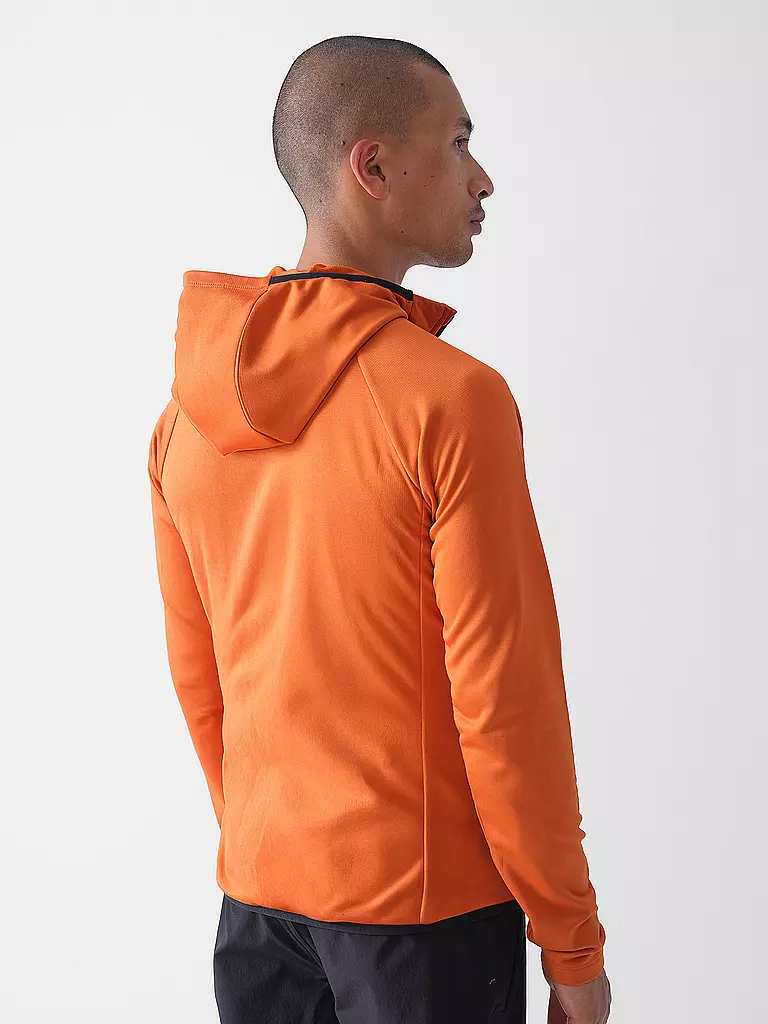 MERU | Herren Fleecejacke Tyonek Hoodie | kupfer