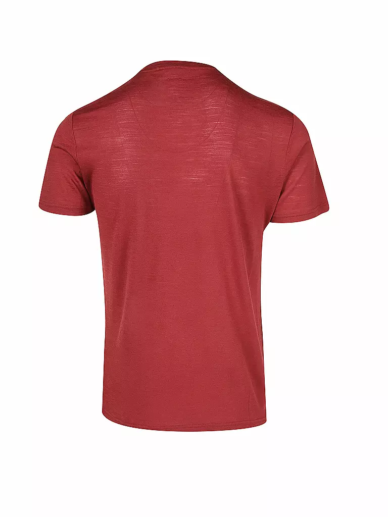 MERU | Herren Funktionsshirt Tumba Wolle | rot