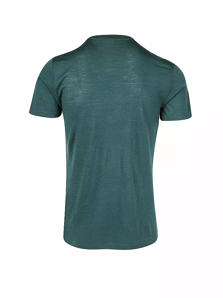 MERU | Herren Funktionsshirt Tumba Wolle | grün