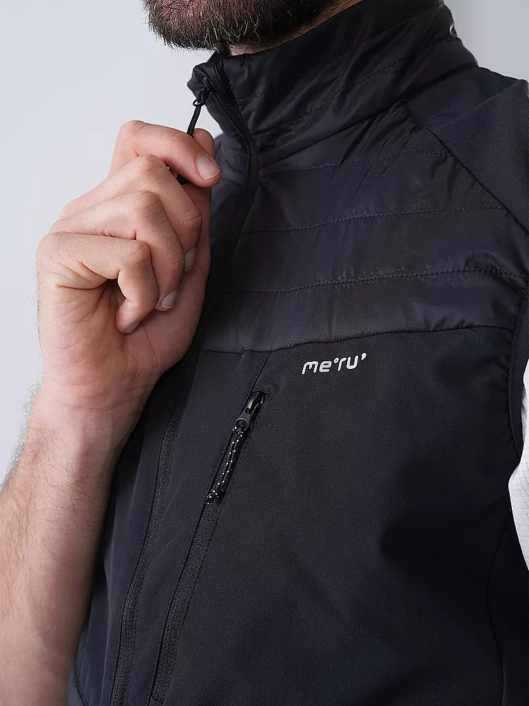 MERU | Herren Hybridjacke Jauja | schwarz