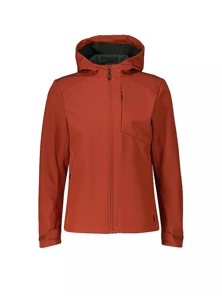 MERU | Herren Softshell Jacke Toulouse Hoodie | dunkelrot