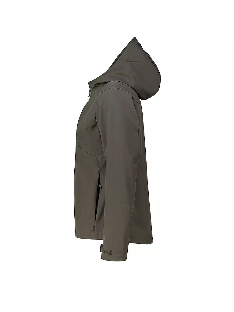 MERU | Herren Softshell Jacke Toulouse Hoodie | dunkelrot