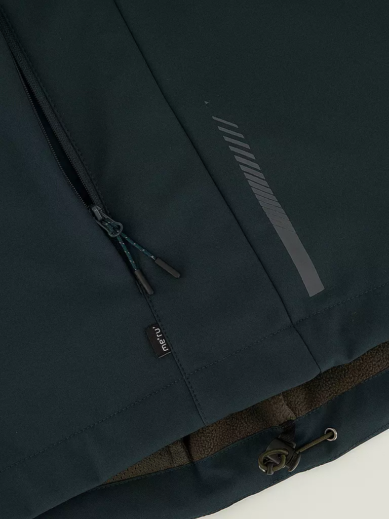 MERU | Herren Softshell Jacke Toulouse Hoodie | dunkelrot