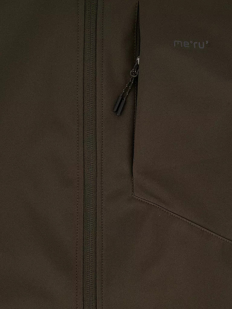 MERU | Herren Softshell Jacke Toulouse Hoodie | dunkelrot