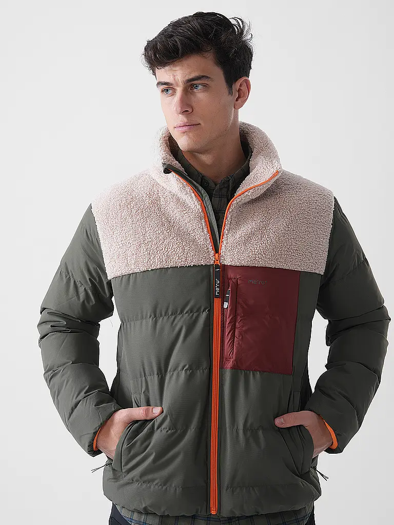 MERU | Herren Winterjacke Roskilde Teddyfleece | 