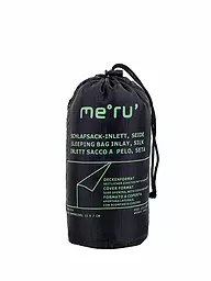 MERU | Seiden Schlafsack  | blau