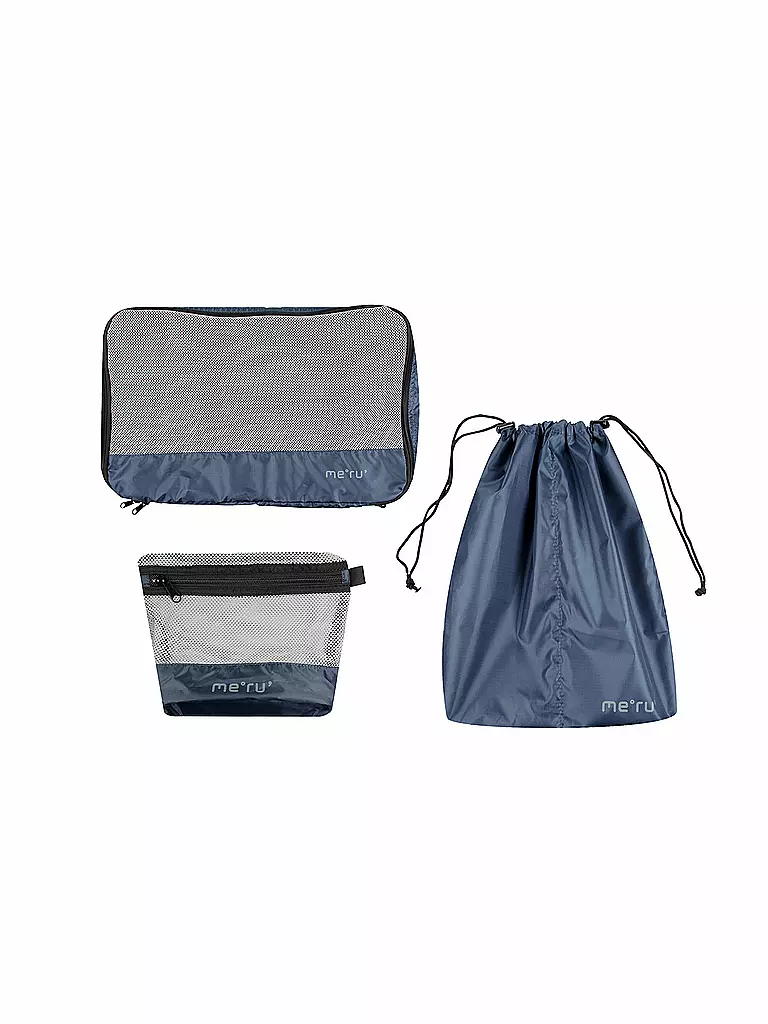 MERU | Travel Stuffbag-Set | blau