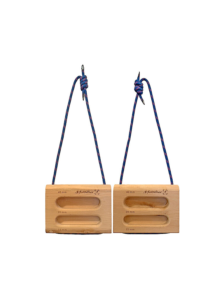 Metolius METOLIUS Trainingsgerät Wood Rock Rings II braun, braun