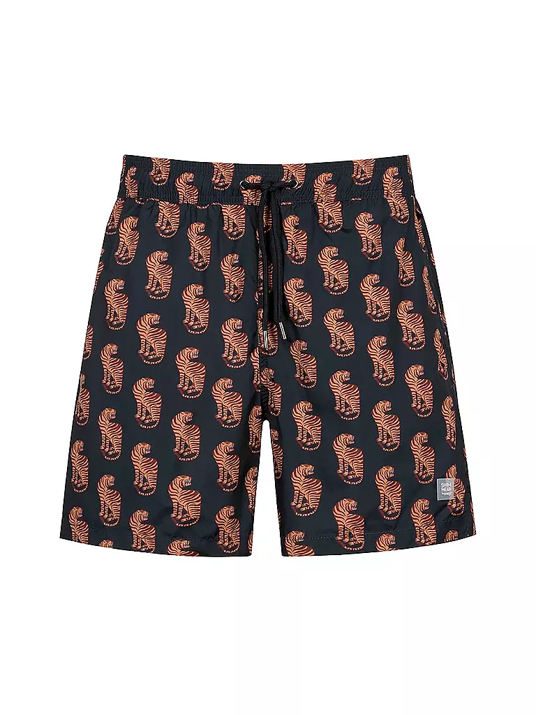 MEY | Herren Badeshort Tiger | dunkelblau