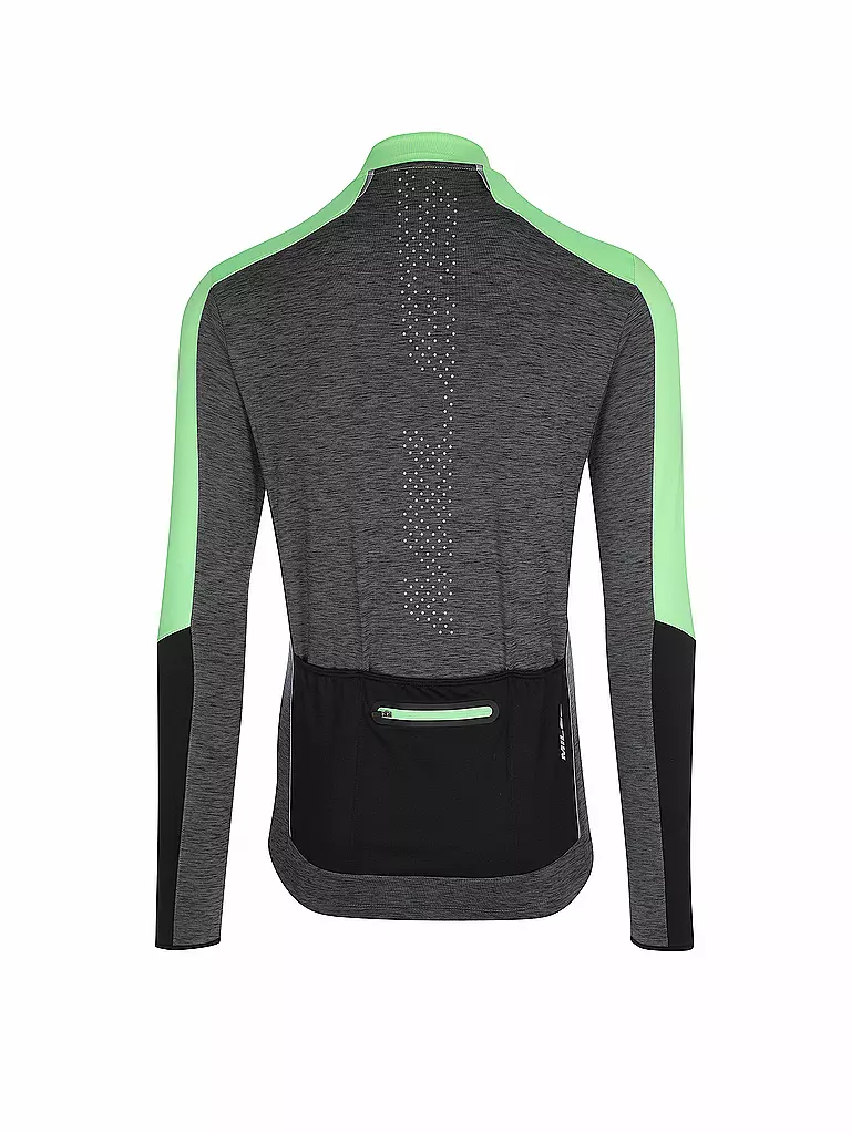 MILES | Herren Winter Radtrikot Performance | grau