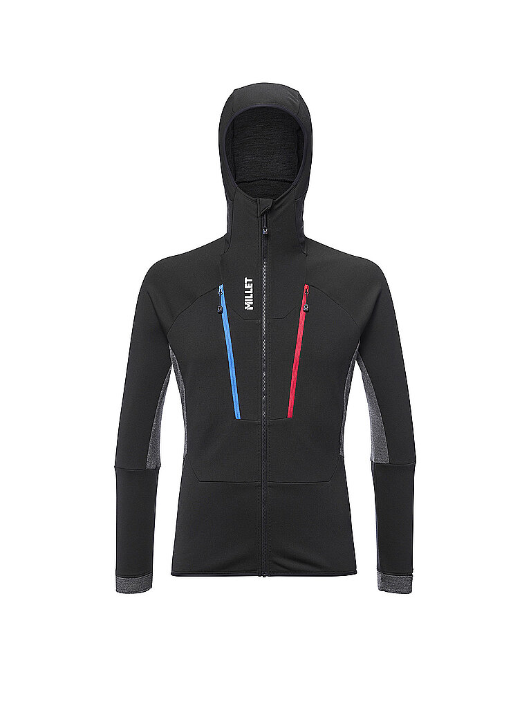 MILLET Herren Hybridjacke TRILOGY ICON WOOL Fleece Hoodie schwarz | L