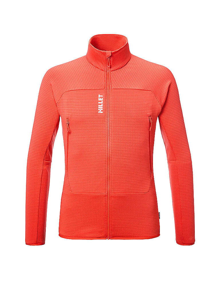 MILLET Herren Fleecejacke FUSION GRID Polartec rot | XL