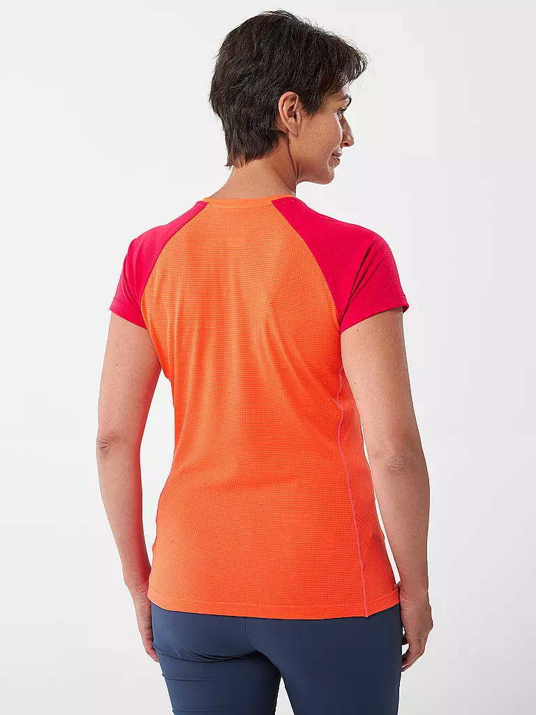 MILLET | Damen Funktionsshirt Asym | orange